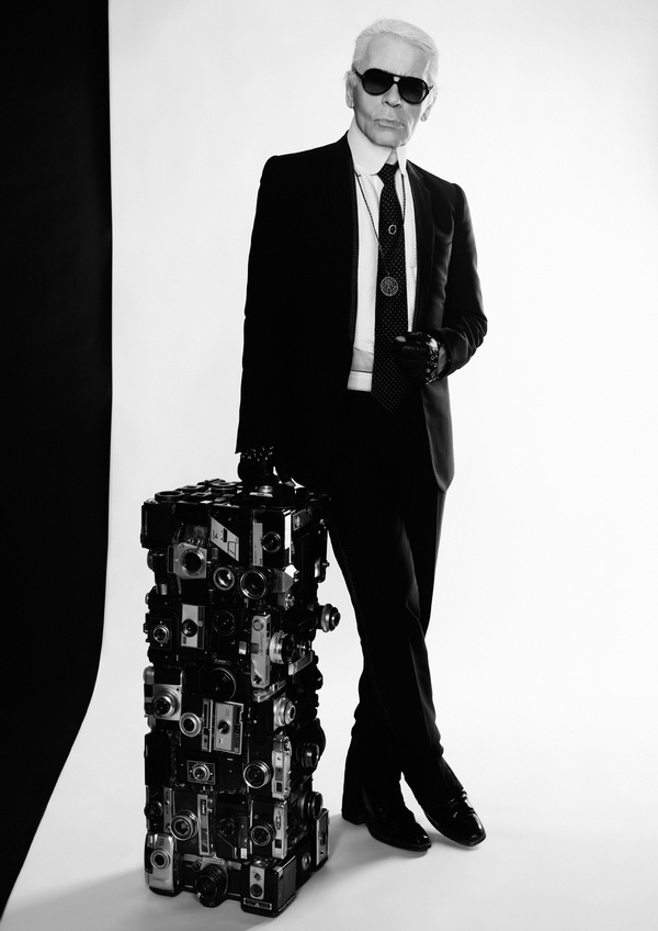Karl Lagerfeld face